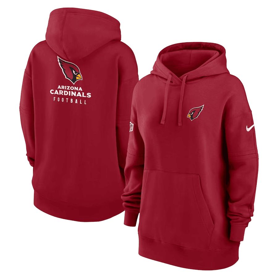 Women 2023 NFL Arizona Cardinals red Sweatshirt style 1